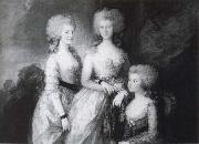 Thomas Gainsborough, The three Eldest Princesses